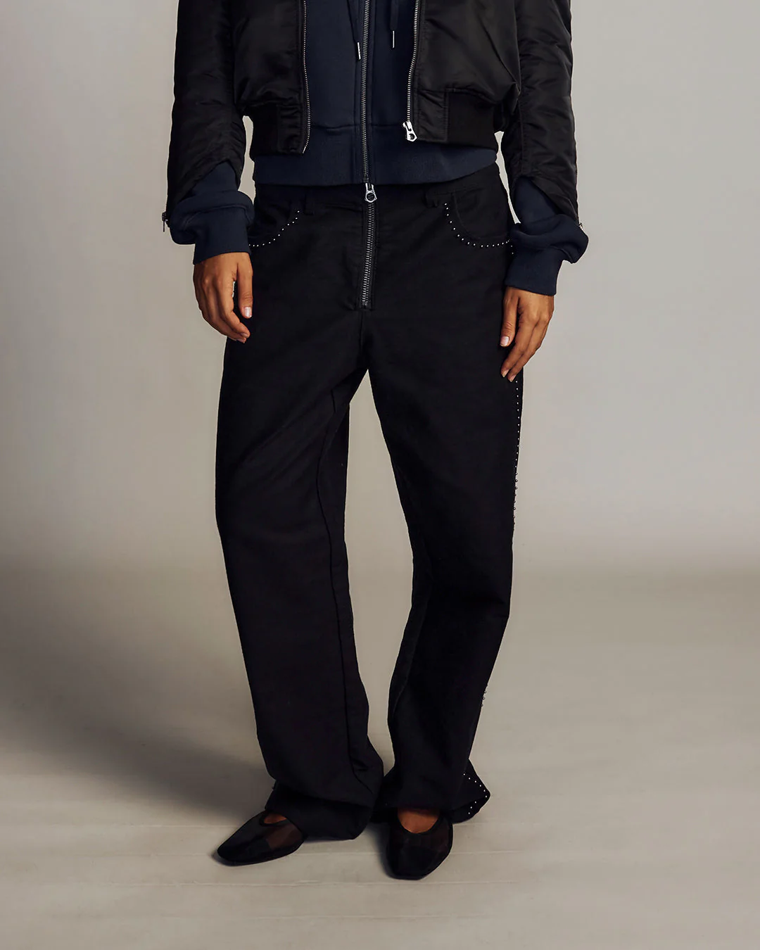 Allusions Pant - Black Rinse Wash