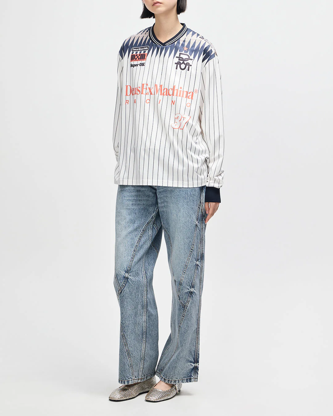 Arrii Moto Jersey - Flame Whisper White - Image 9