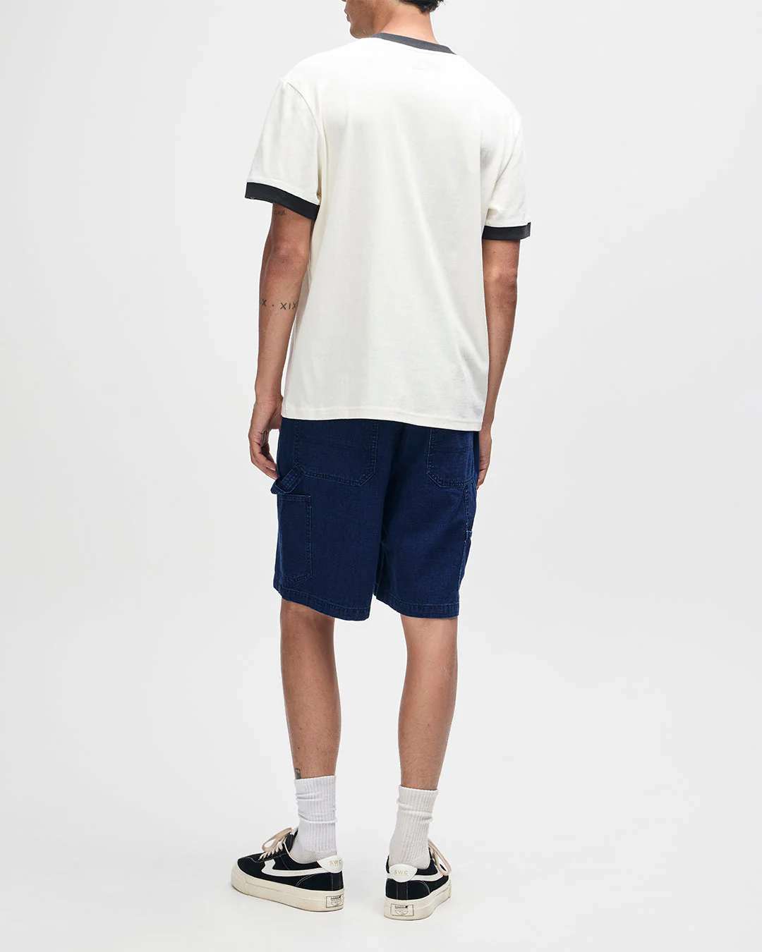 Arrows Ringer Tee - Pristine White - Image 6
