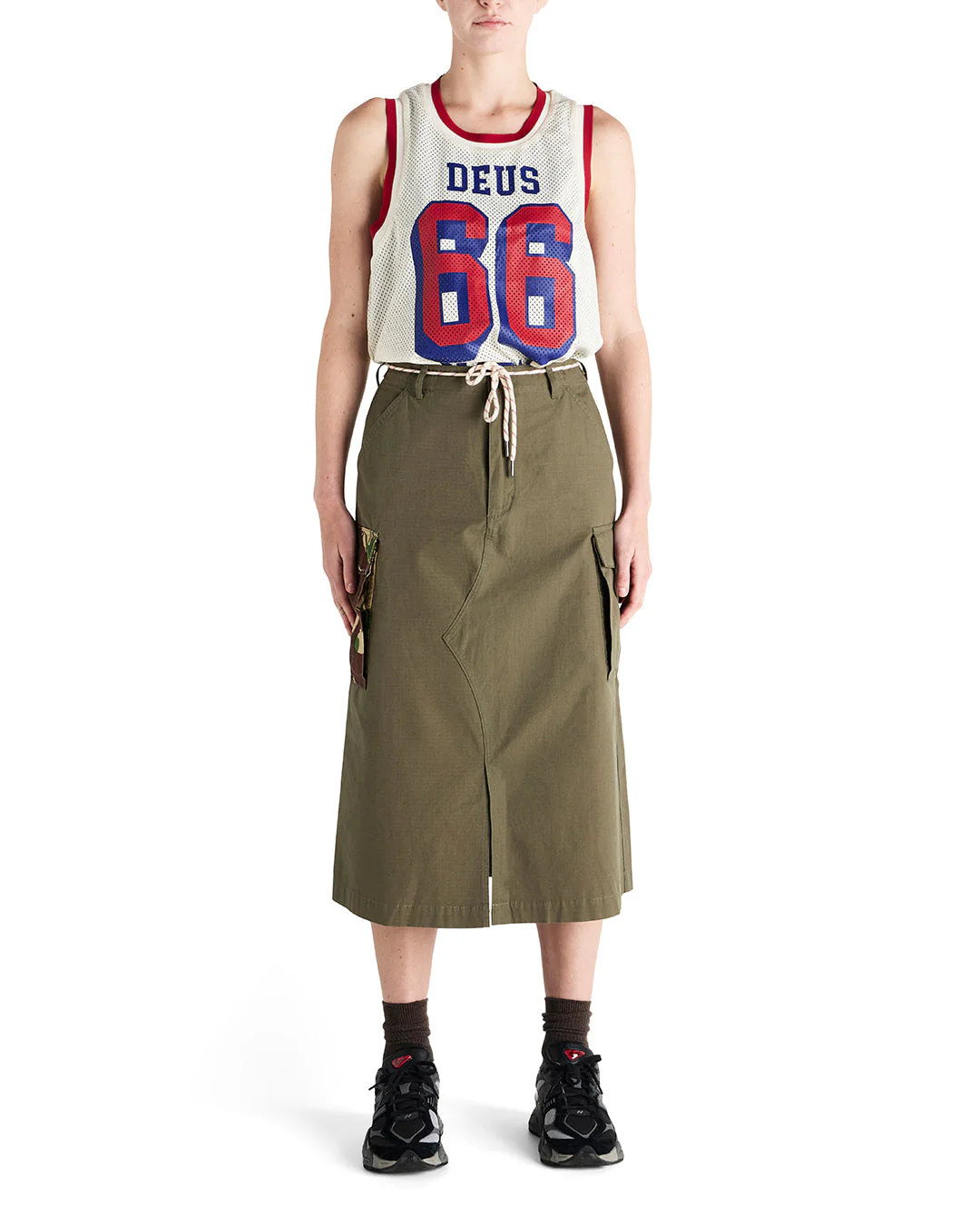 Arts & Crafts Skirt - Burnt Olive - Image 3