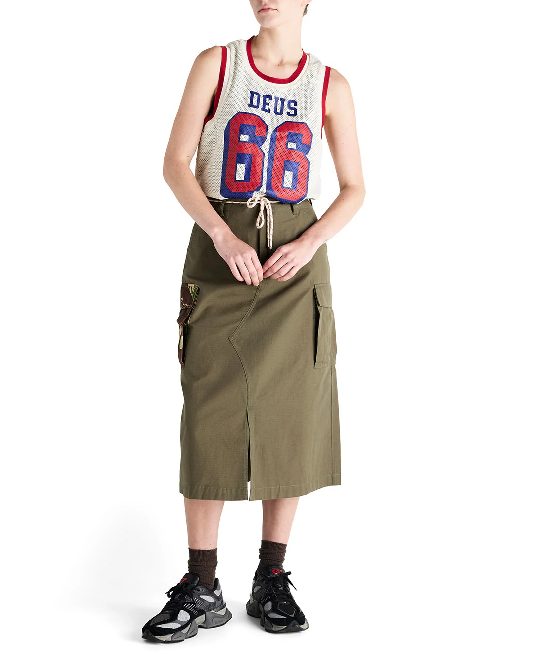 Arts & Crafts Skirt - Burnt Olive - Image 4