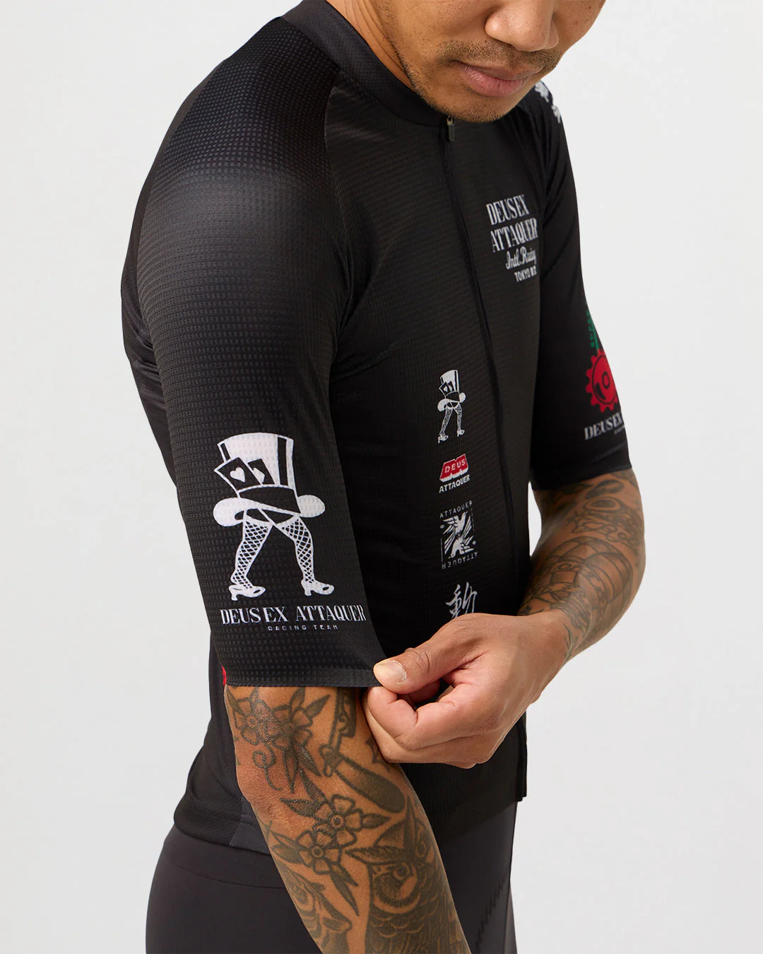 Deus Ex Attaquer Rose Jersey - Black - Image 4
