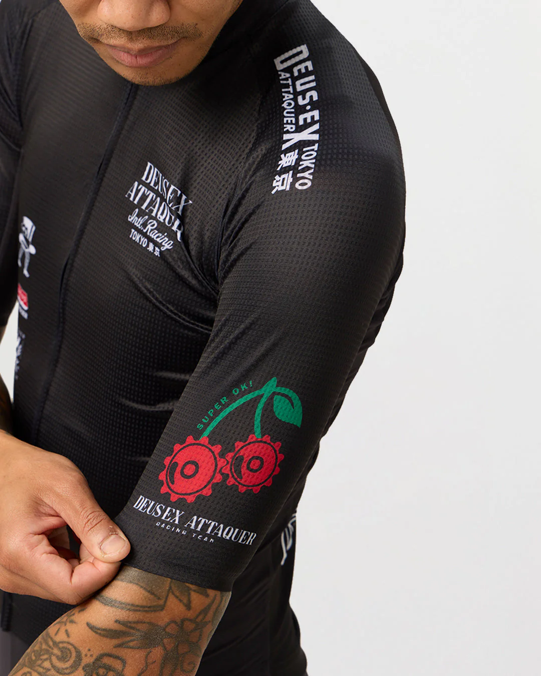 Deus Ex Attaquer Rose Jersey - Black - Image 5