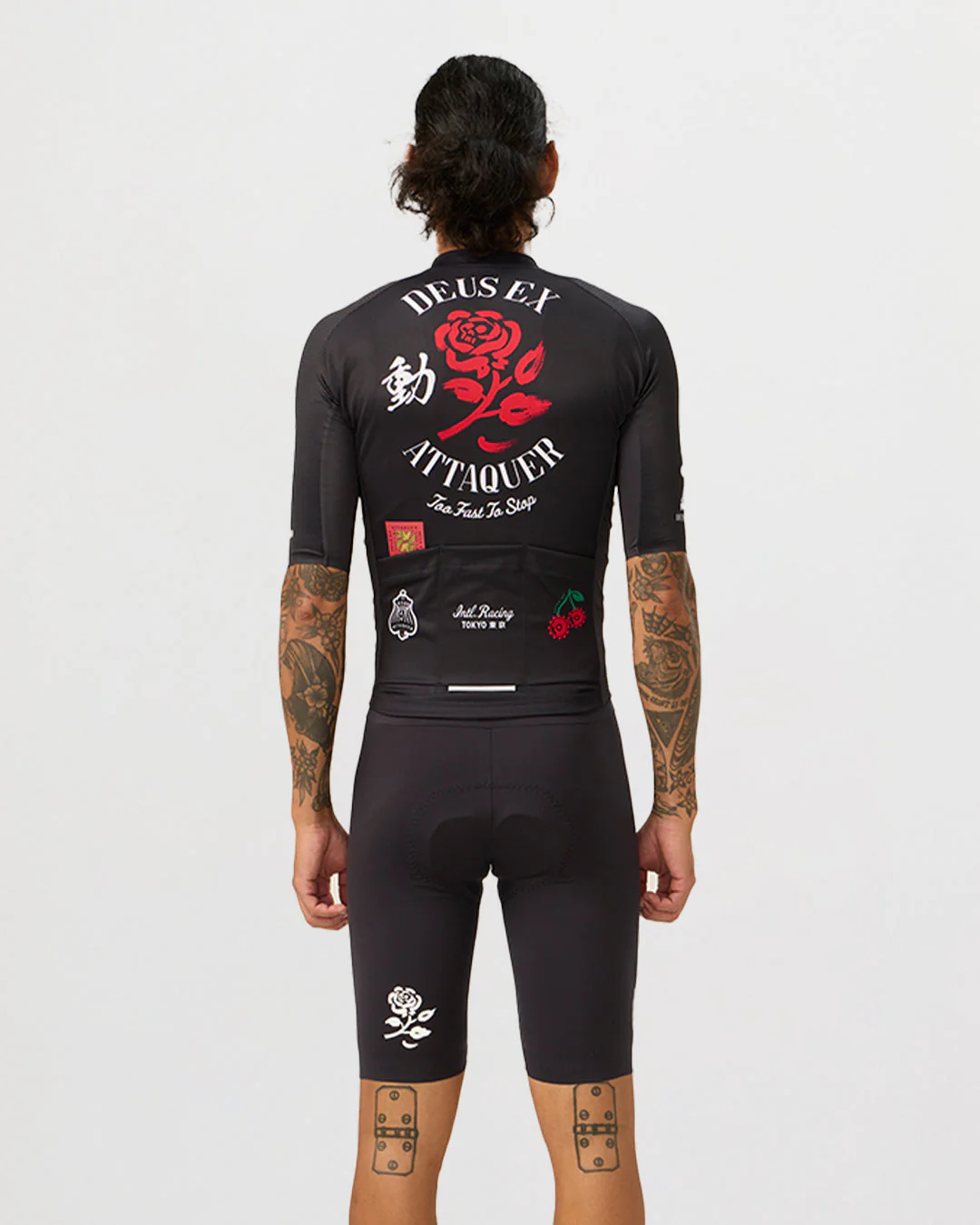 Deus Ex Attaquer Rose Jersey - Black - Image 8