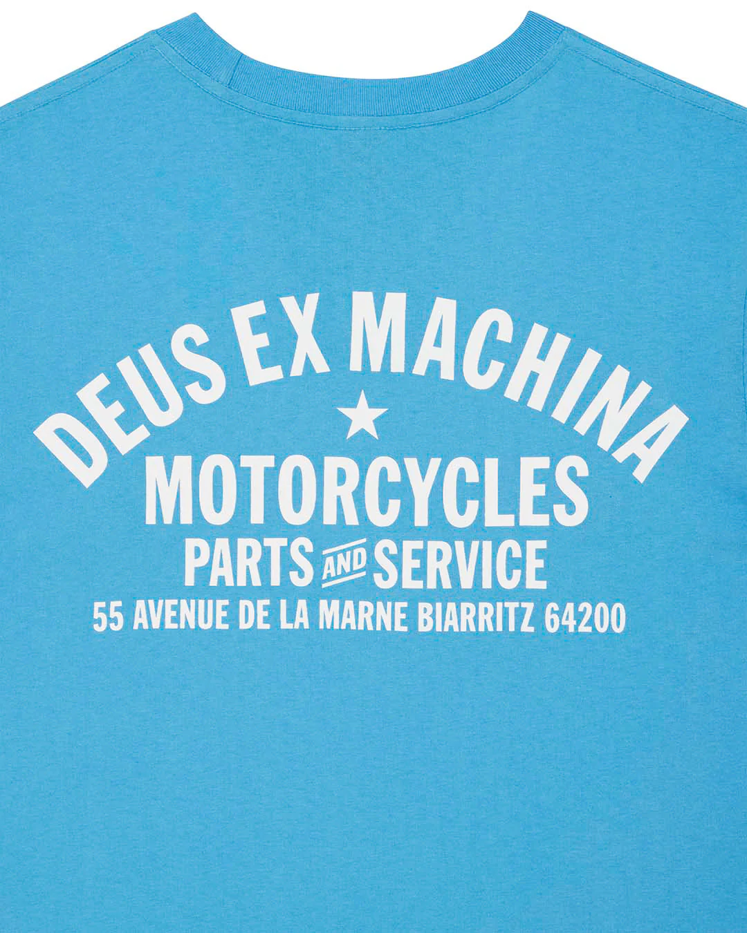 Biarritz Address Tee - Bonnie Blue - Image 8