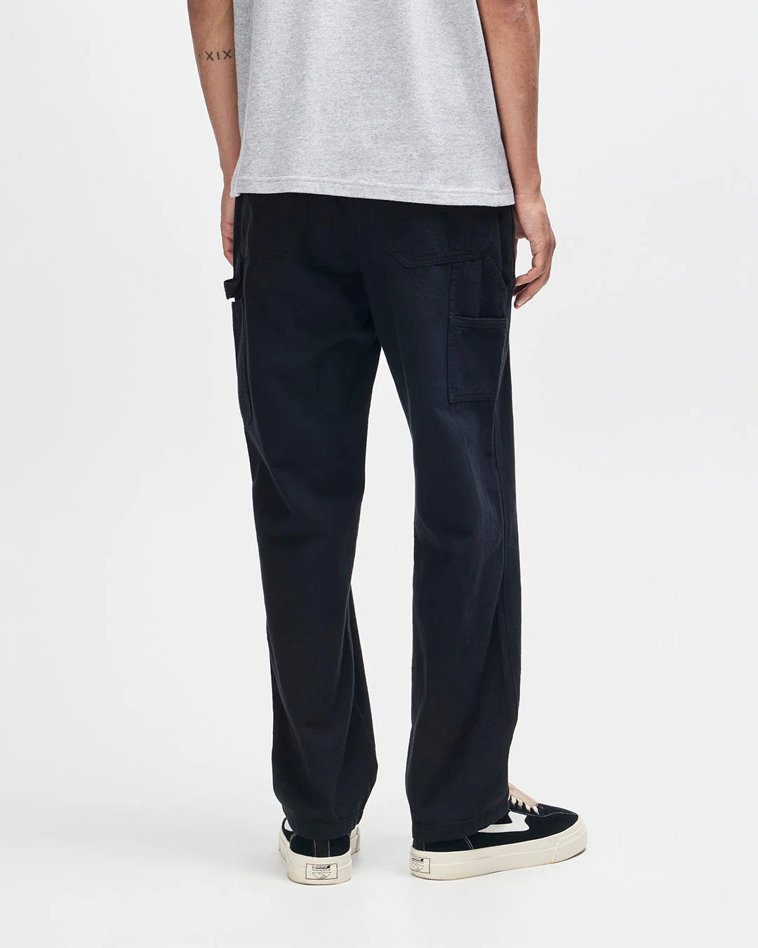 Big Fella Chambray Pant - Black - Image 2