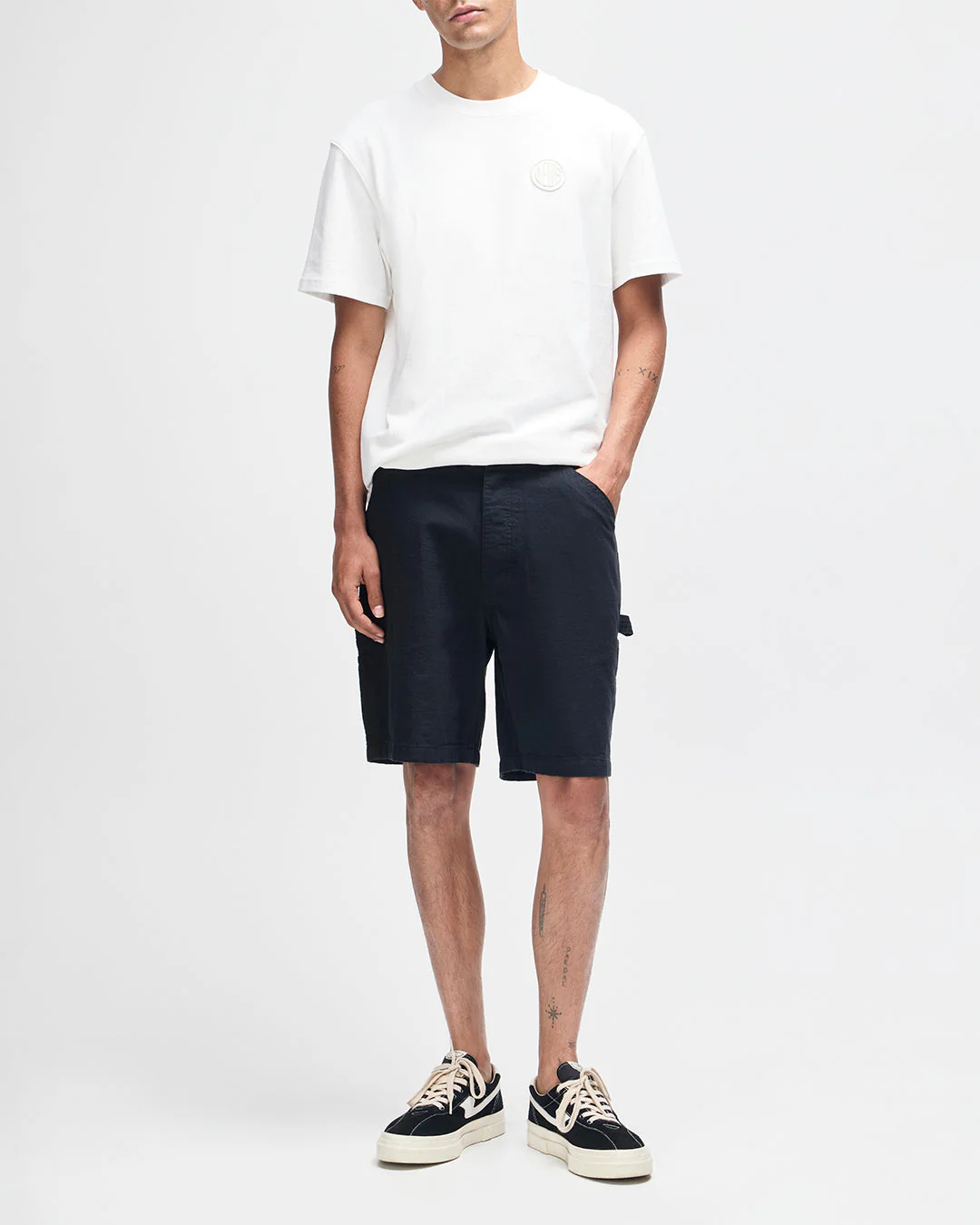 Big Fella Chambray Short - Black - Image 5