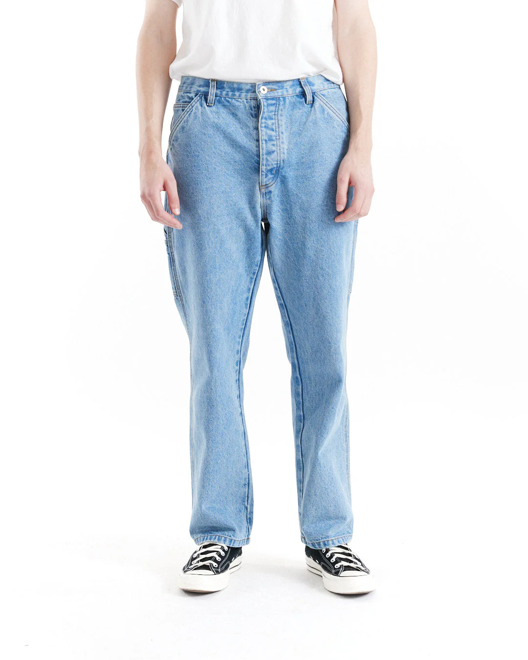 Big Fella Denim Pant - Lt Stone