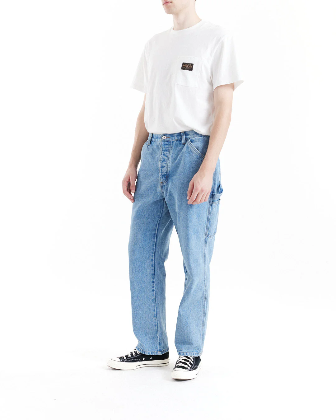 Big Fella Denim Pant - Lt Stone - Image 4
