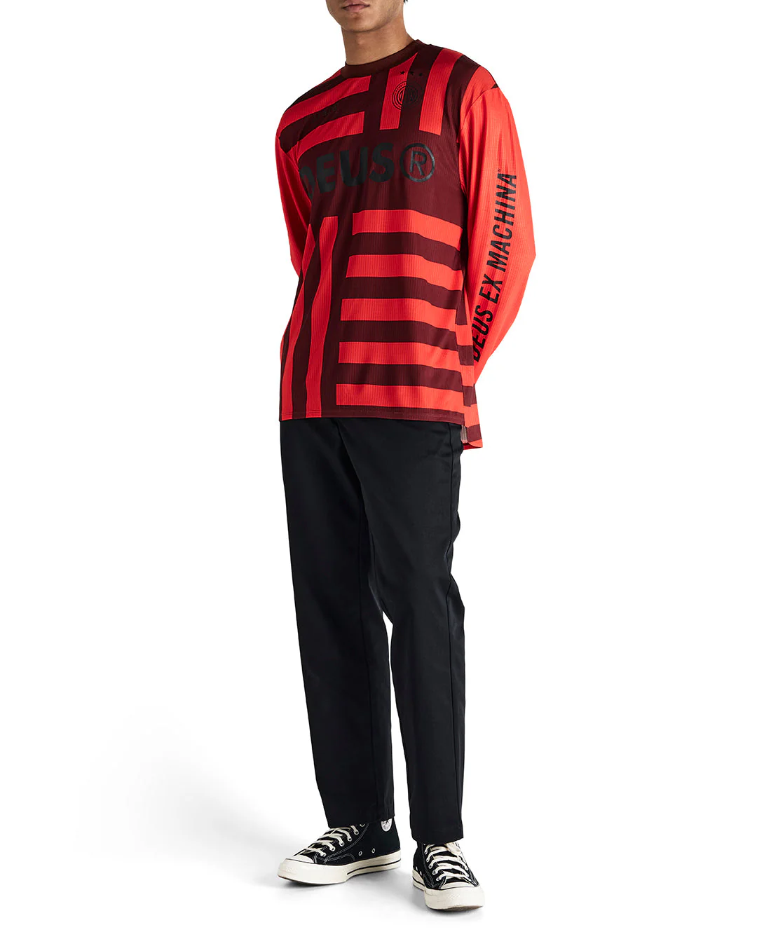 Blackout Moto Jersey - Orange - Image 4