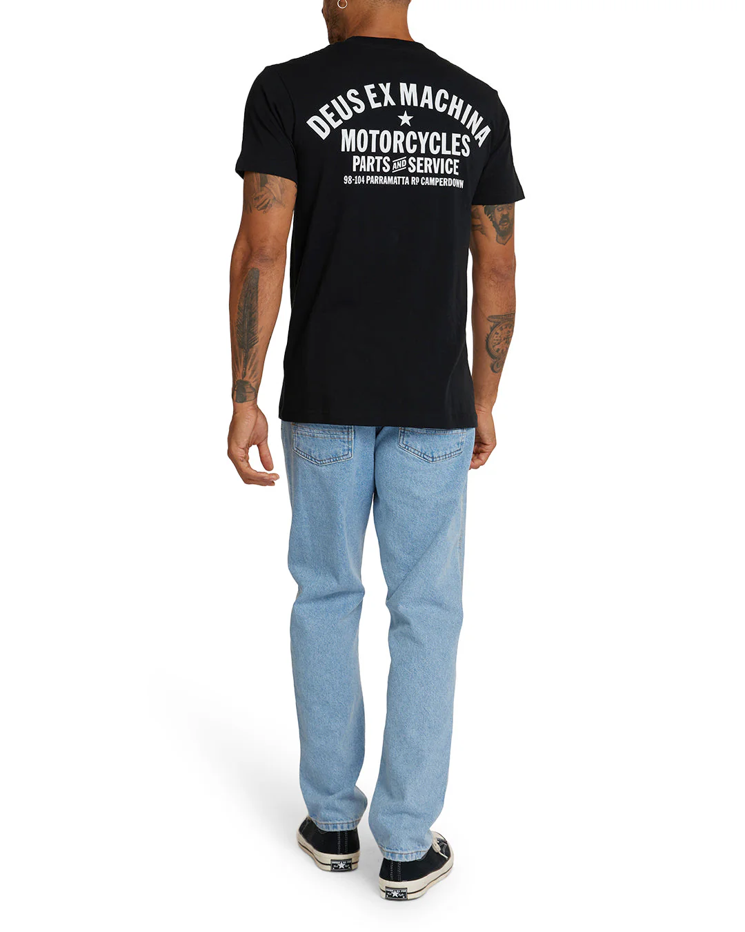 Camperdown Address Tee - Black - Image 2
