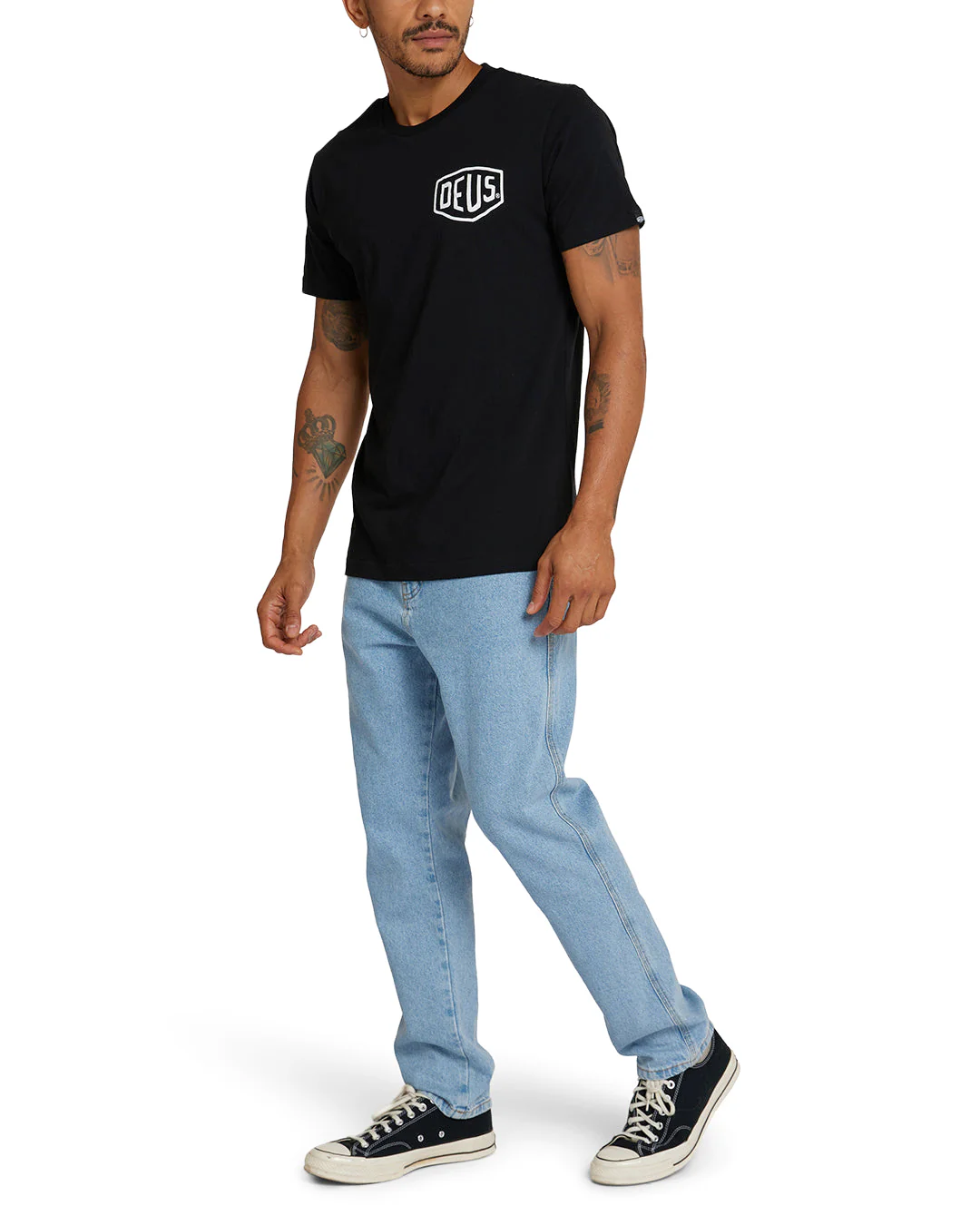 Camperdown Address Tee - Black - Image 3