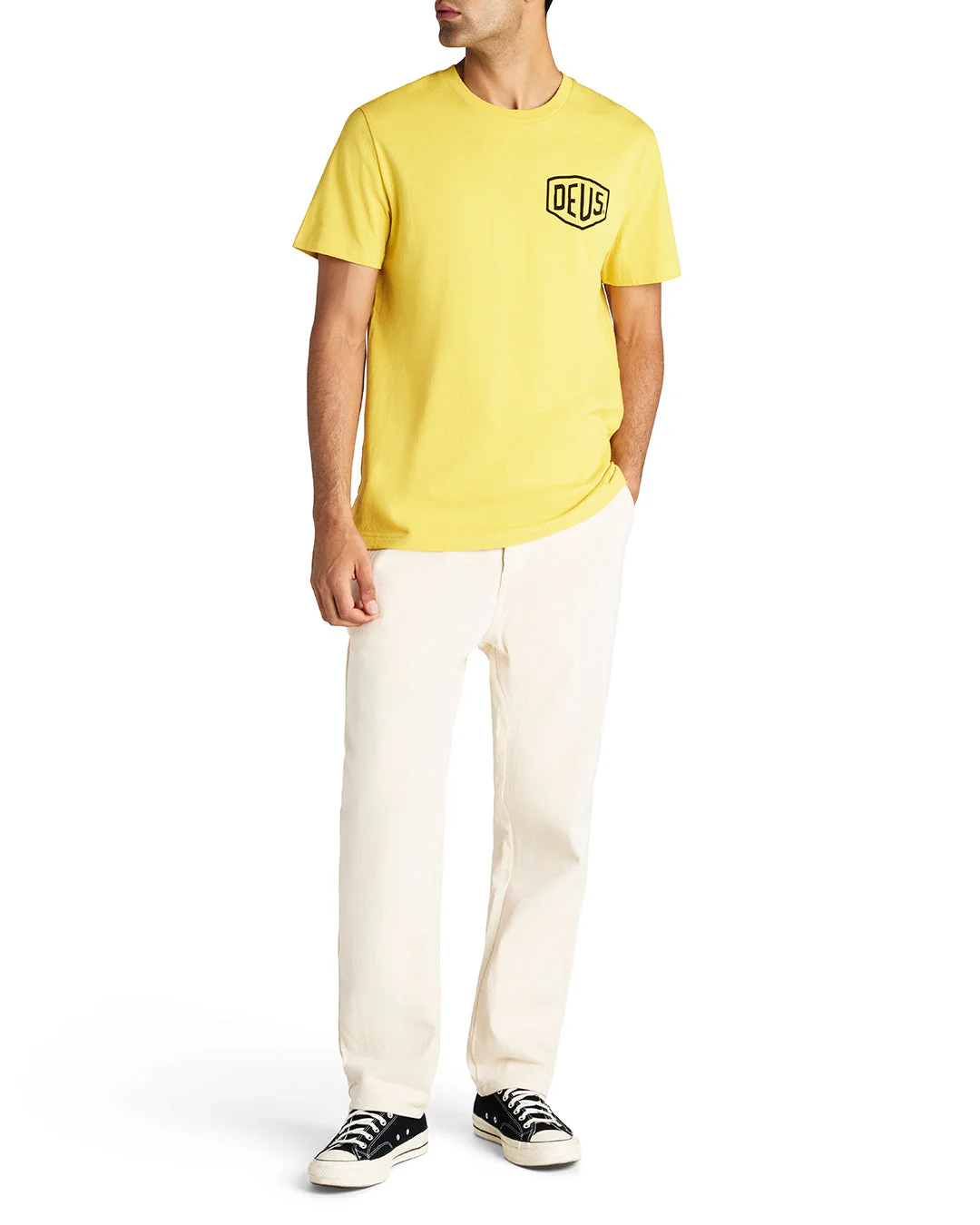 Camperdown Address Tee - Super Lemon - Image 5