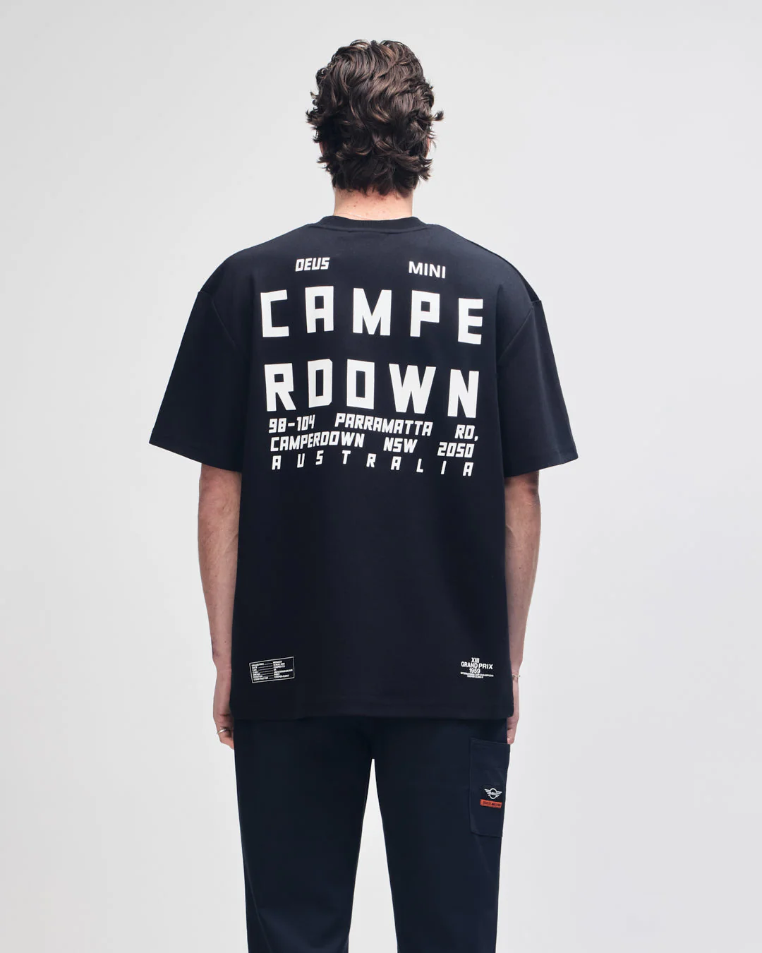 Camperdown Address Tee - Black - Image 2