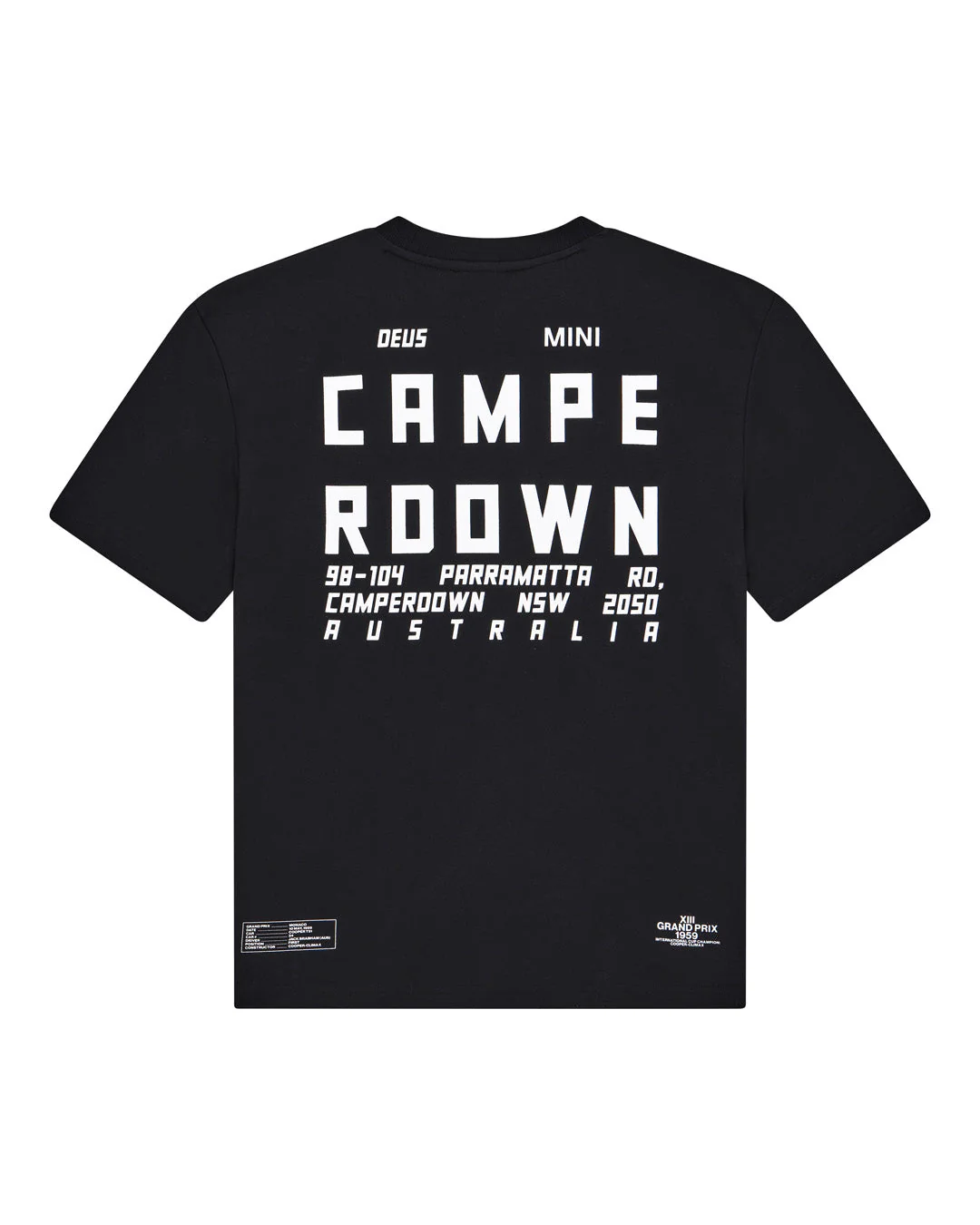 Camperdown Address Tee - Black - Image 4
