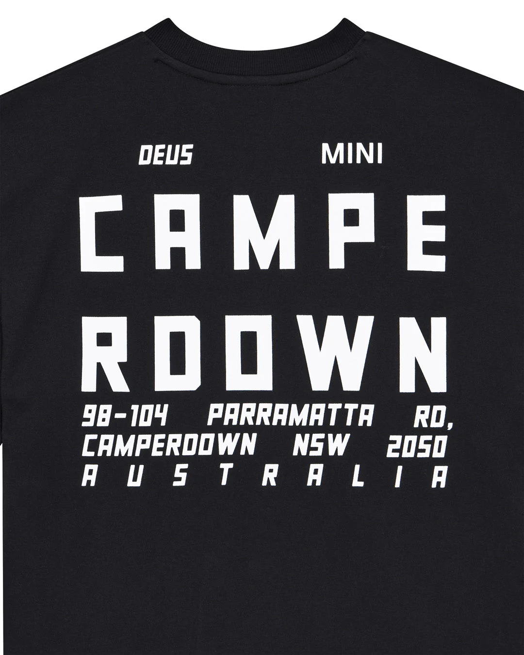 Camperdown Address Tee - Black - Image 9