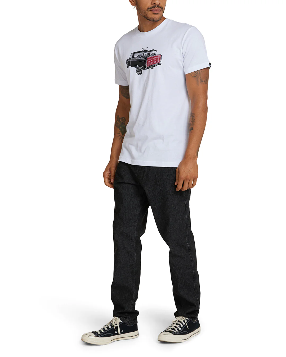 Carby Pickup Tee - White - Image 3