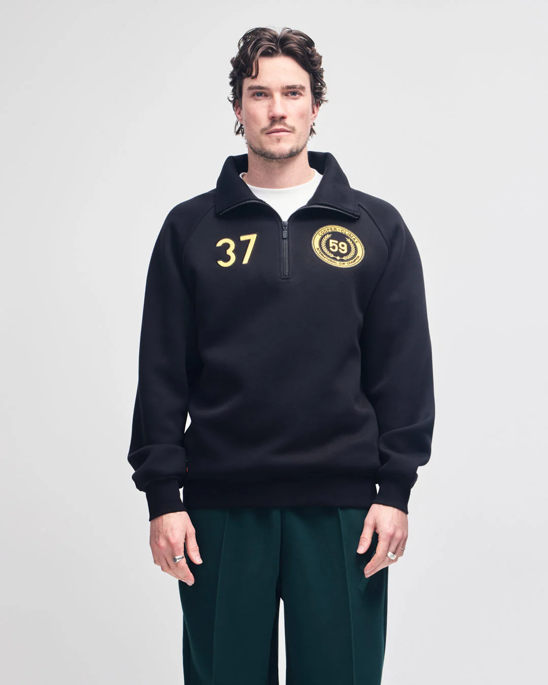 Cc 1/4 Zip Fleece - Black
