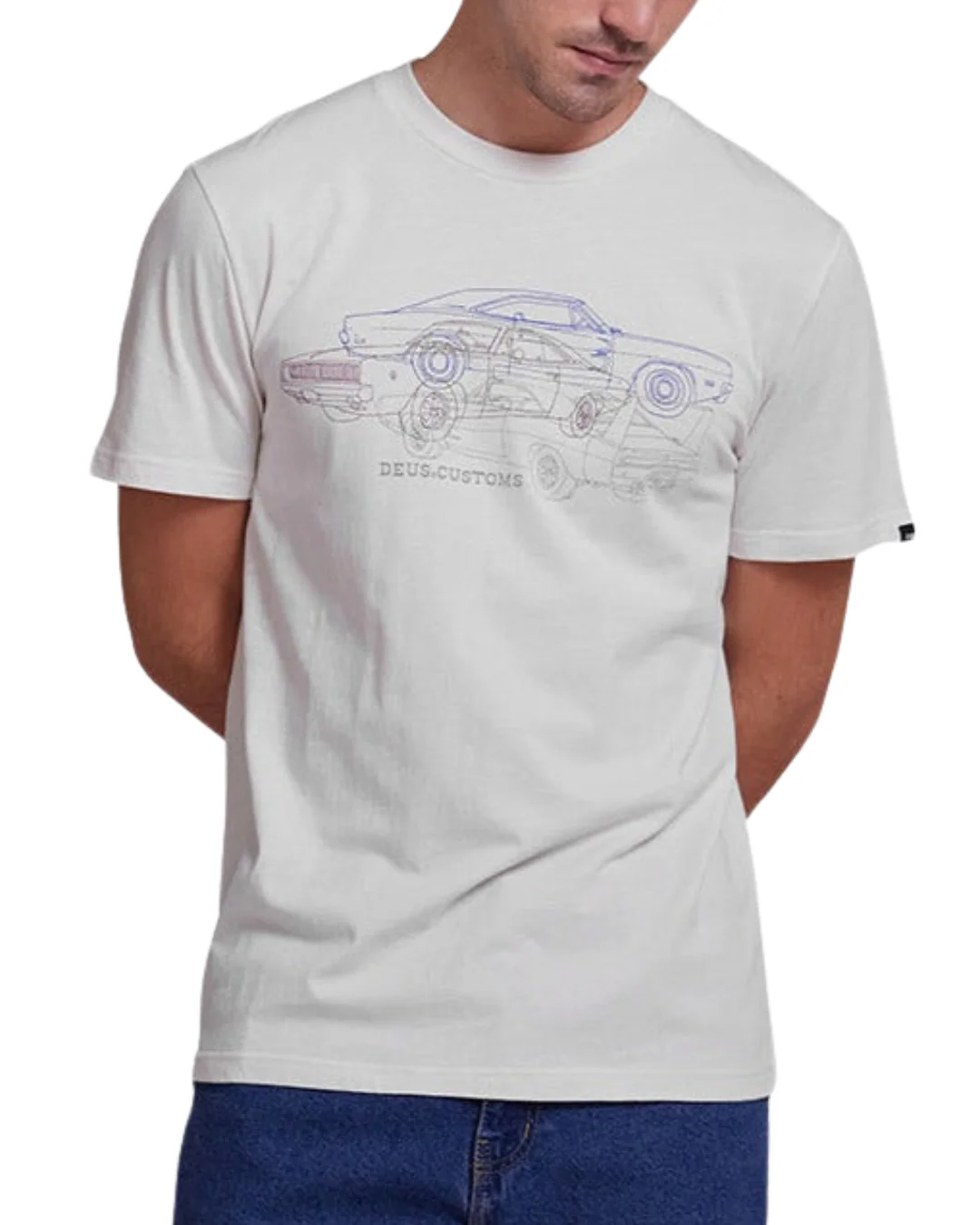 Charger Tee - Vintage White