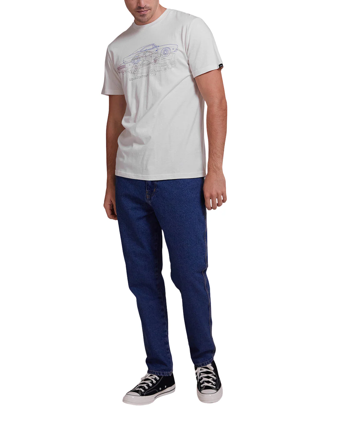 Charger Tee - Vintage White - Image 2