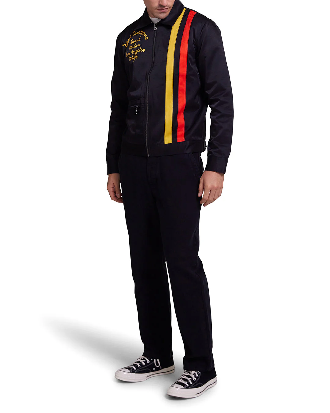 Chime Racing Jacket - Black - Image 2