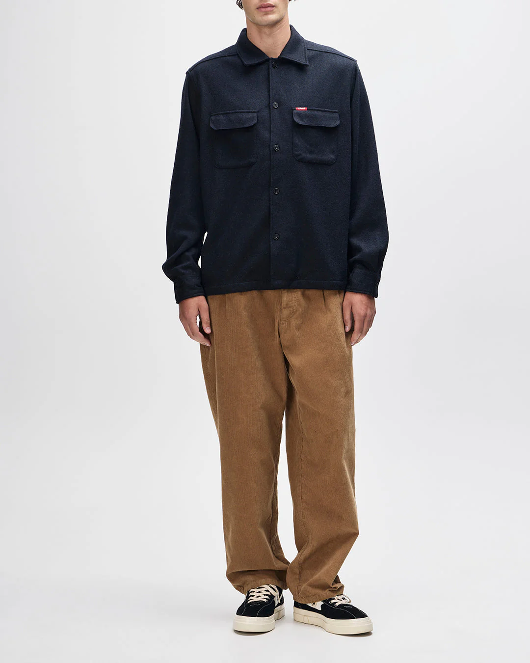 Clayton Wool Shirt - Black - Image 5