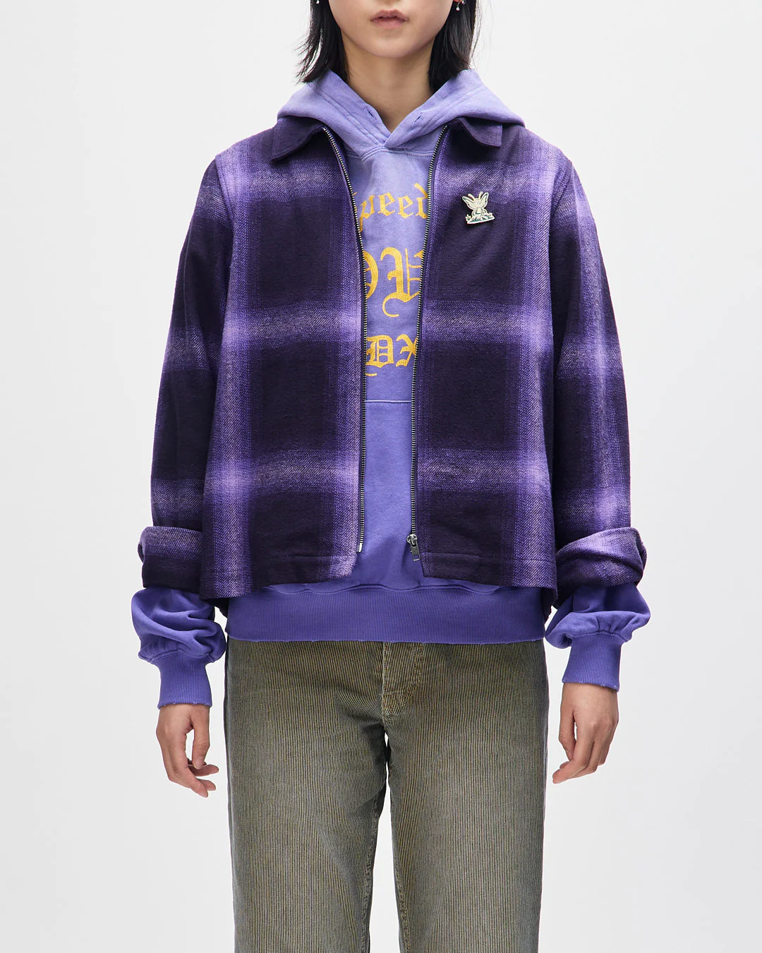 Control Circuit Jacket - Amethyst Check - Image 3