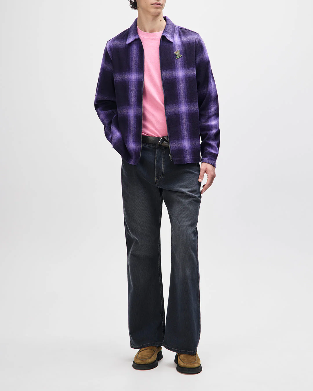 Control Circuit Jacket - Amethyst Check - Image 7