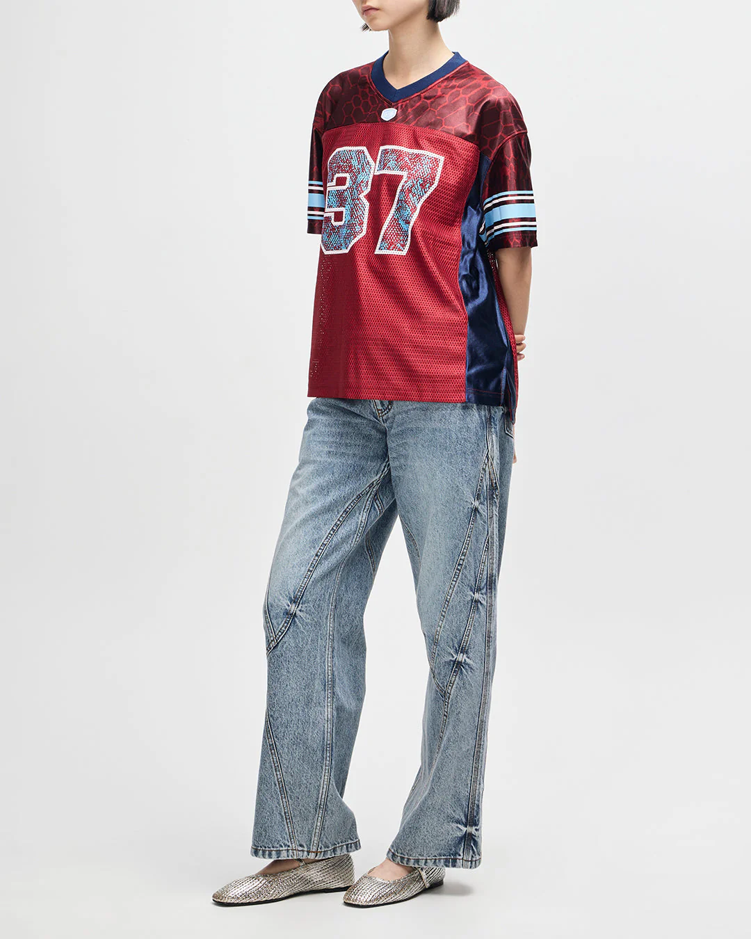 Cresto #37 Top - Burgundy - Image 13