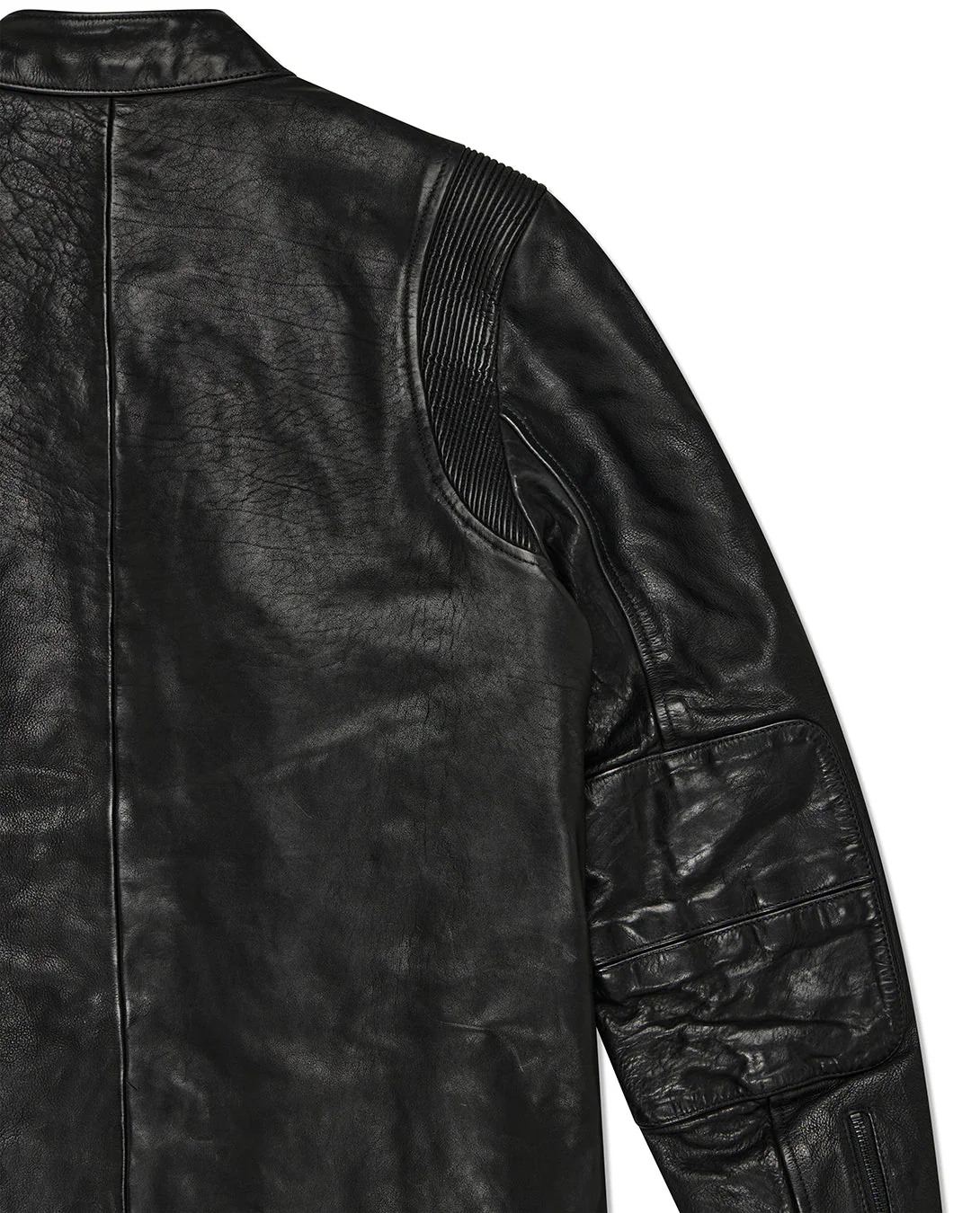 Cruiser Leather Jacket - Black - Image 9