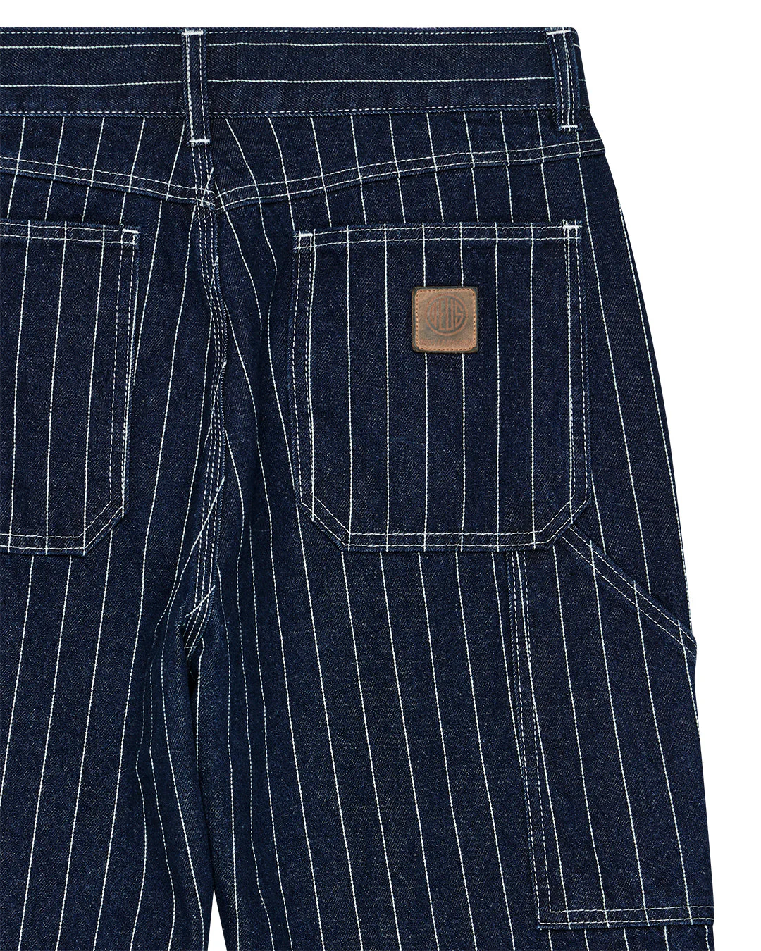 Dallas Stripe Work Pant - Indigo - Image 8