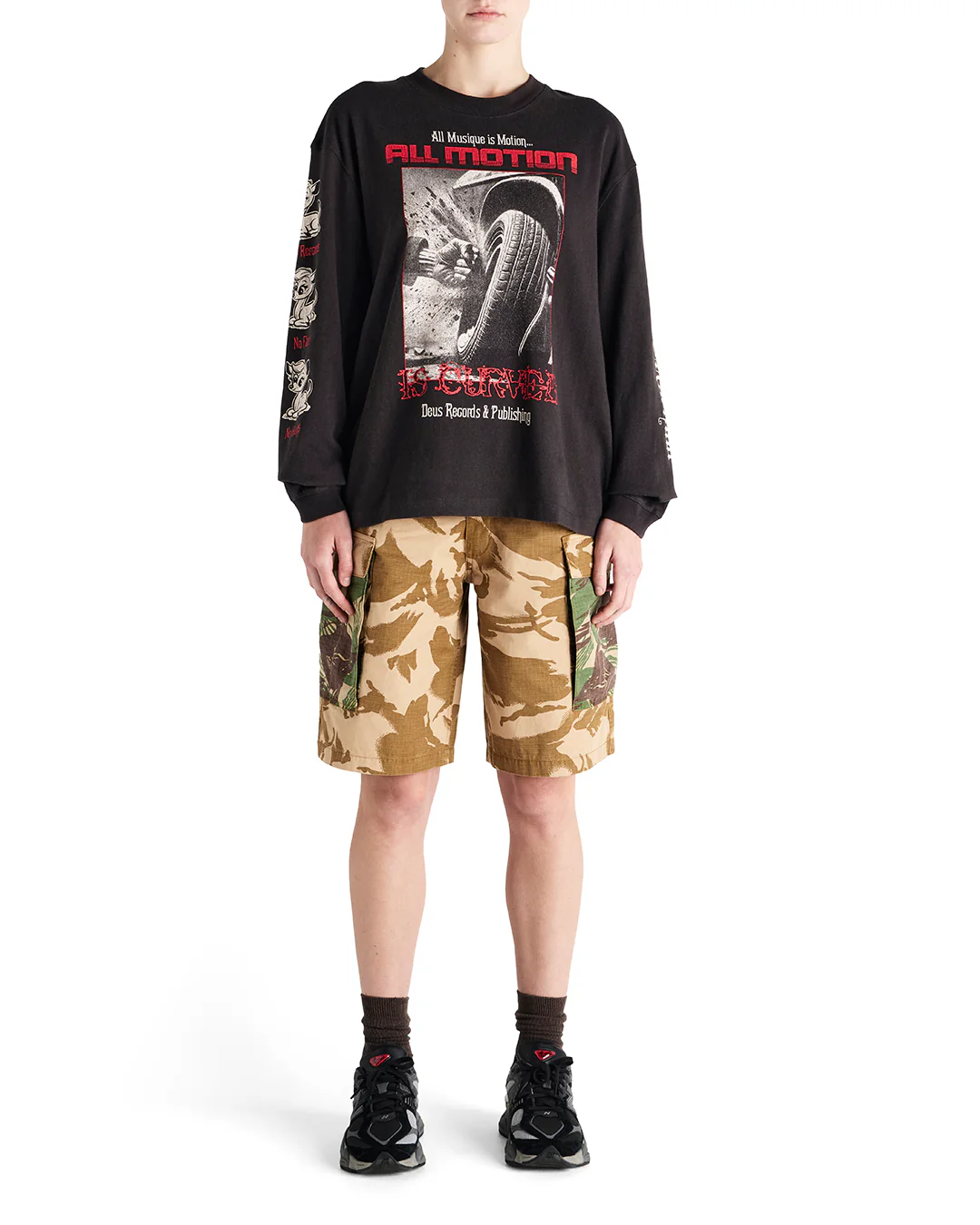 Dancing Ghost Ls Tee - Anthracite - Image 5