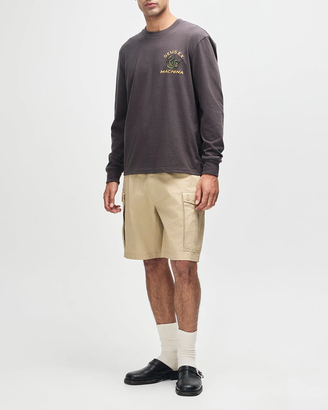 Danger Noodle Ls Tee - Anthracite - Image 9