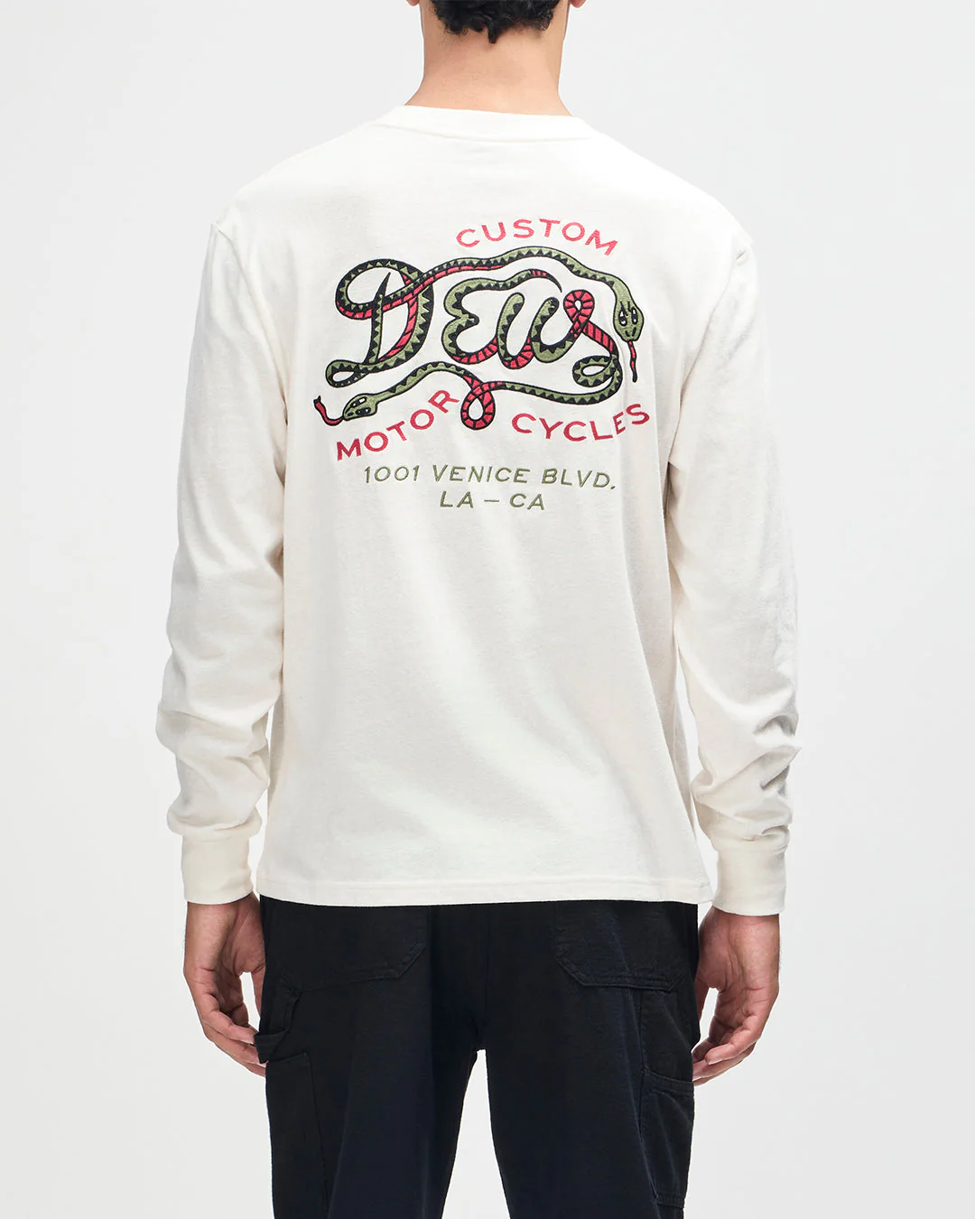 Danger Noodle Ls Tee - Dirty White - Image 2