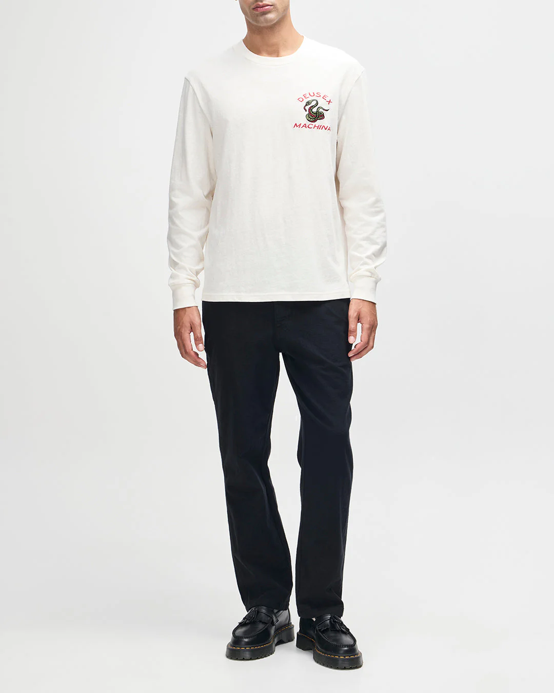 Danger Noodle Ls Tee - Dirty White - Image 5