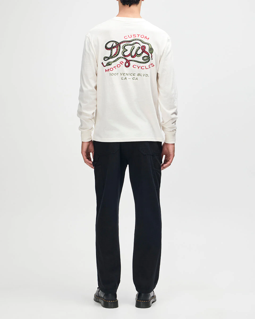 Danger Noodle Ls Tee - Dirty White - Image 6