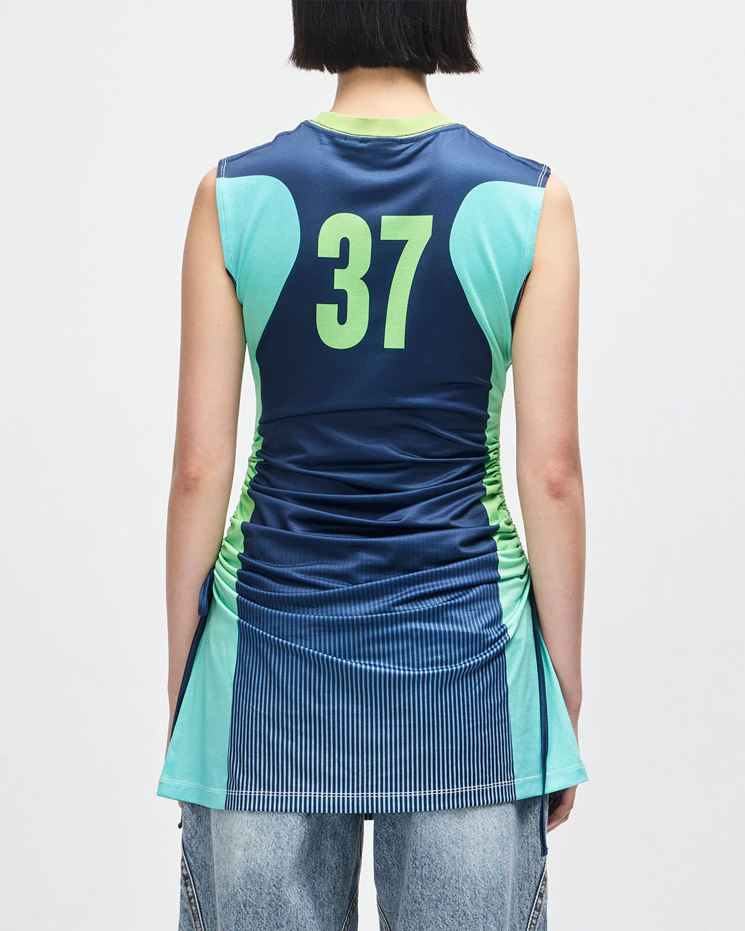 De Soleil Moto Dress - Lime Sunset - Image 2