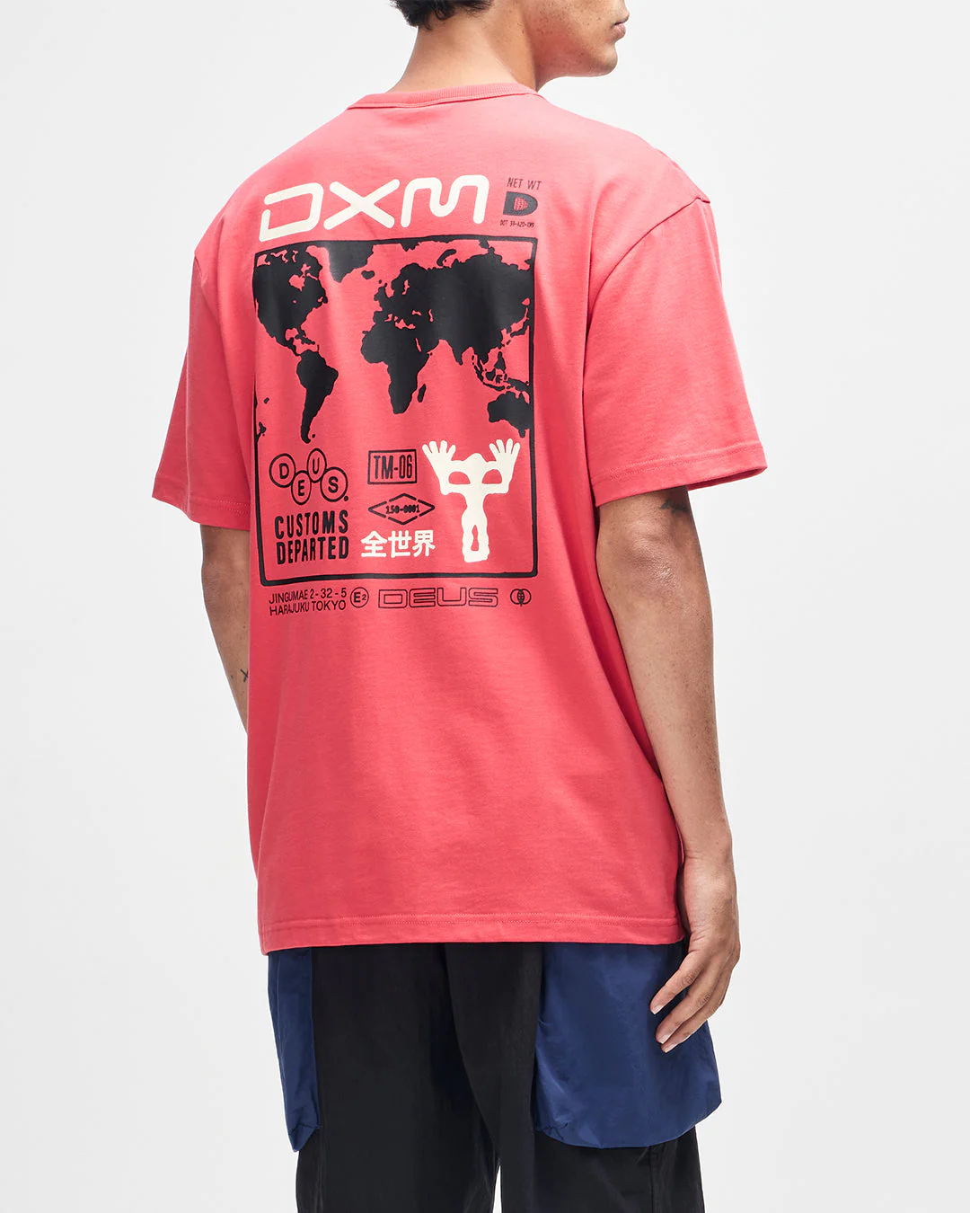 Departed Tee - Melon Red - Image 2