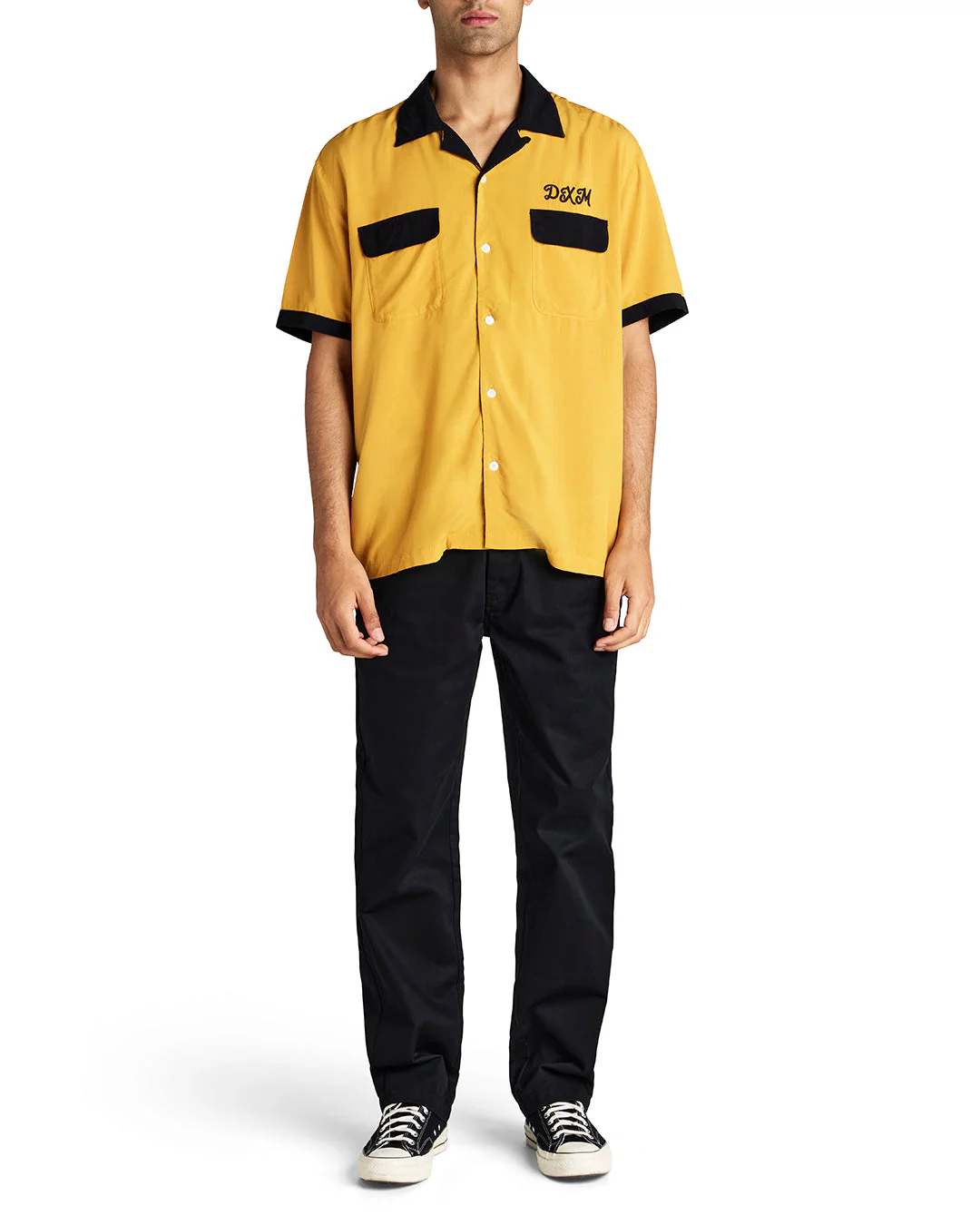 Diablo Bowling Shirt - Golden Yellow - Image 5