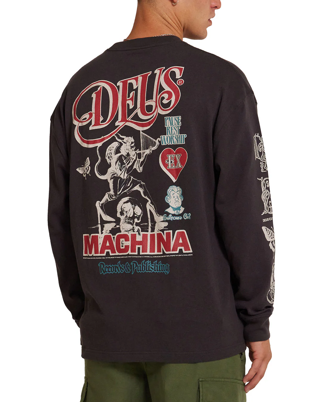 Divine Spark Long Sleeve Tee - Anthracite - Image 2