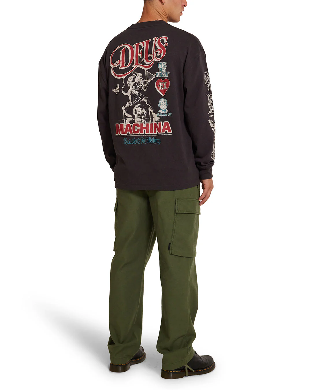 Divine Spark Long Sleeve Tee - Anthracite - Image 3