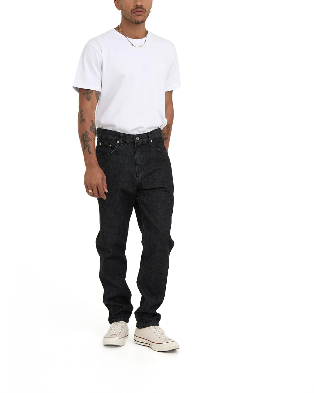 Dixon Tapered Jean - Washed Black - Image 3