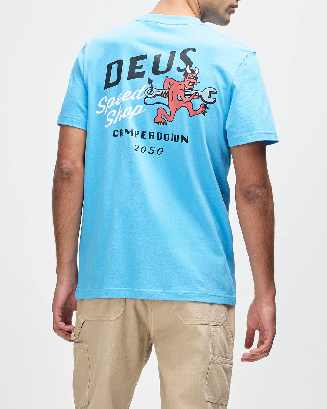 Dogleg Tee - Bonnie Blue - Image 2