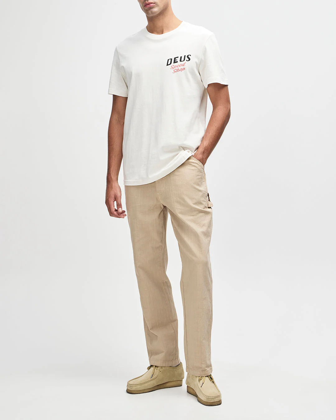 Dogleg Tee - Dirty White - Image 5