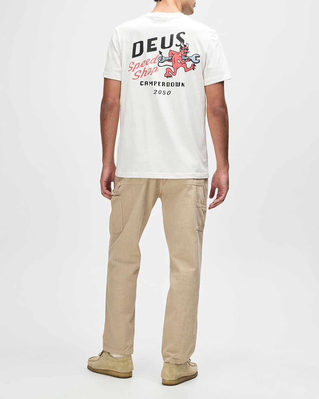 Dogleg Tee - Dirty White - Image 6