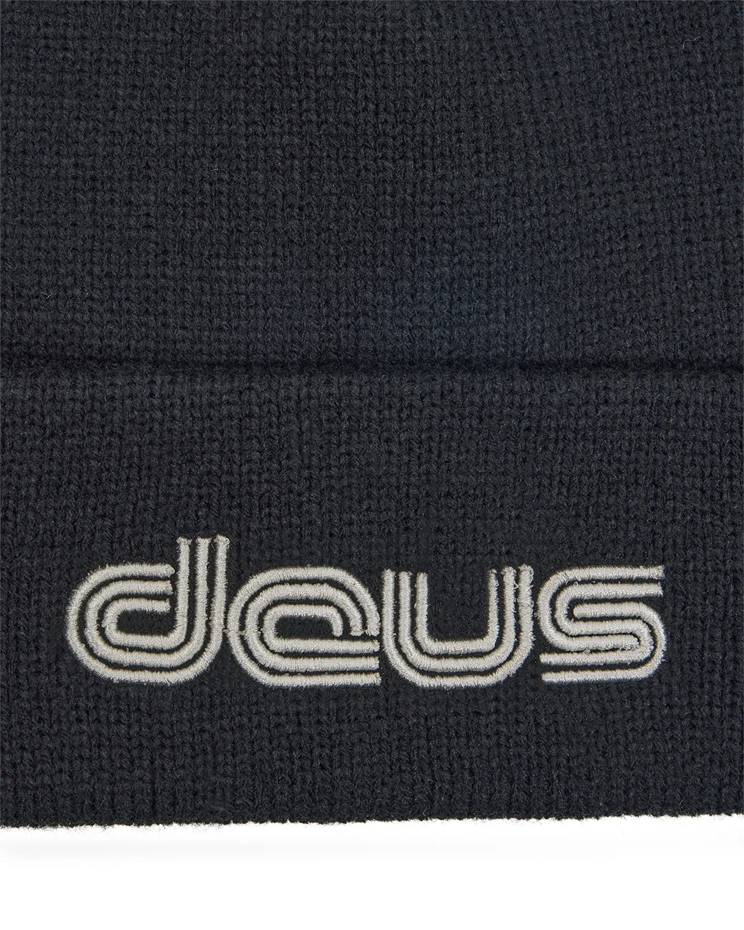 Double Track Beanie - Black - Image 3