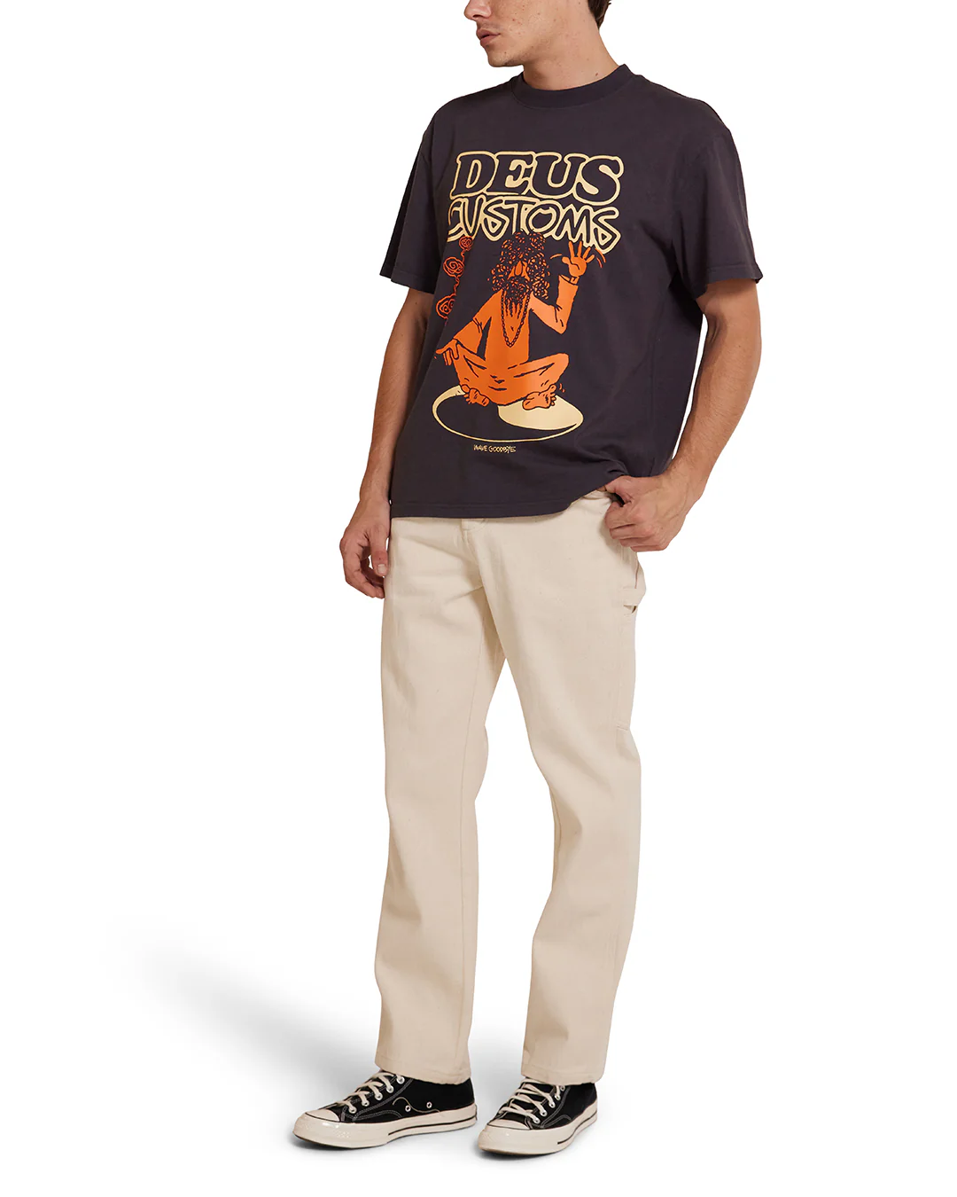 Emphatic Wave Tee - Anthracite - Image 3