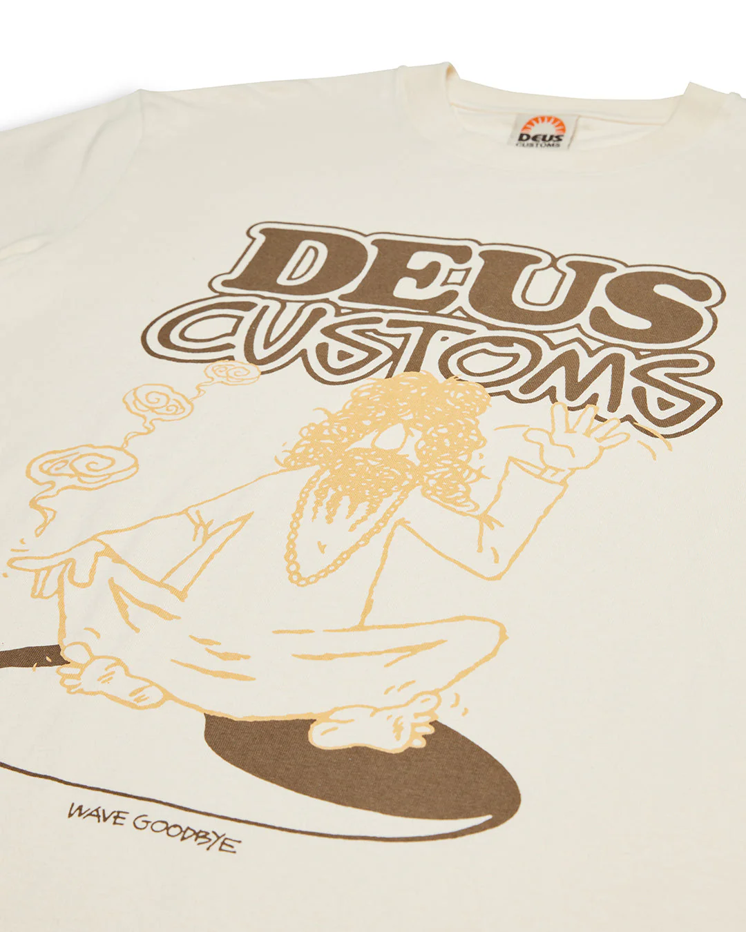 Emphatic Wave Tee - Dirty White - Image 3