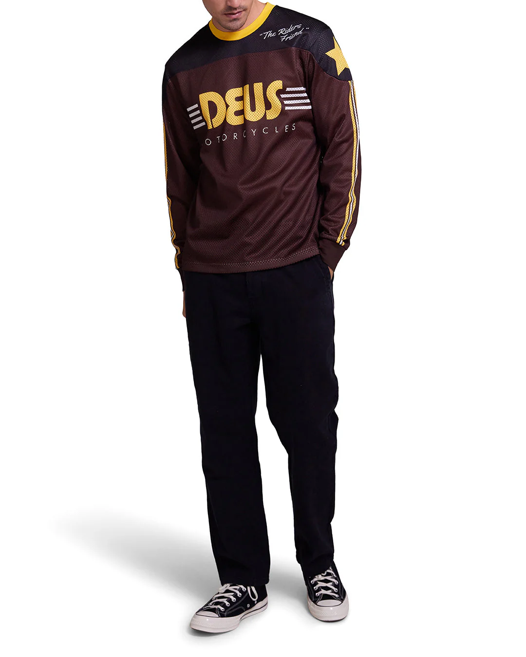 Fantasma Moto Jersey - Brown Combo - Image 6