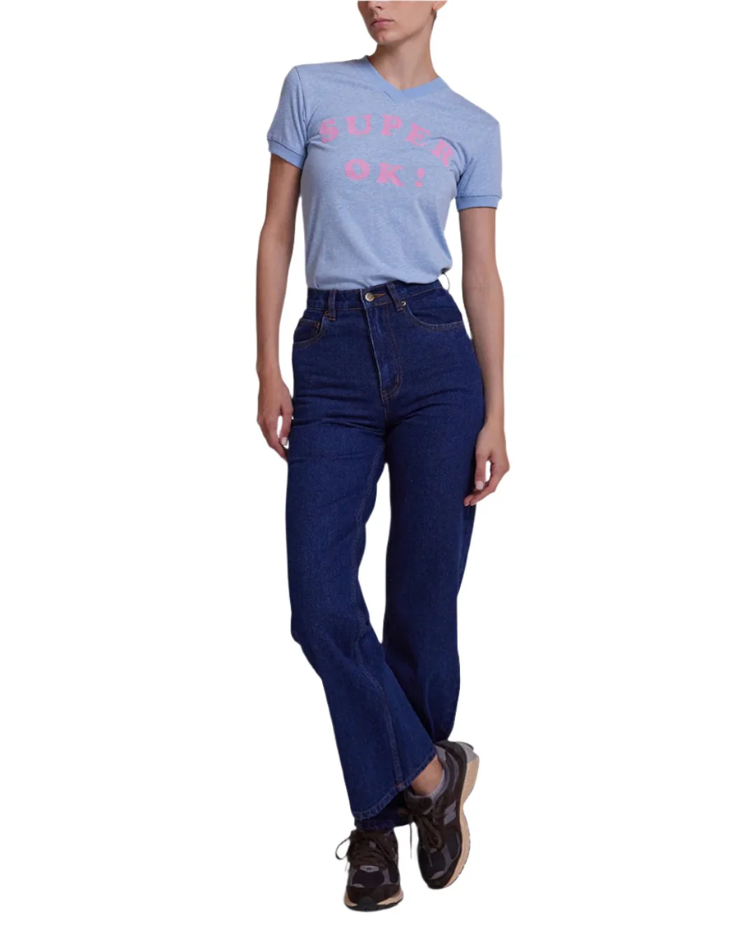 Faye Ringer Tee - Baby Blue - Image 3